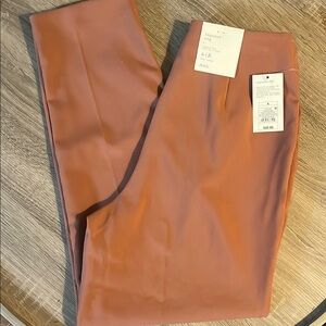 Tapered Leg Pants in Rust